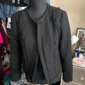 Black tweed jacket
